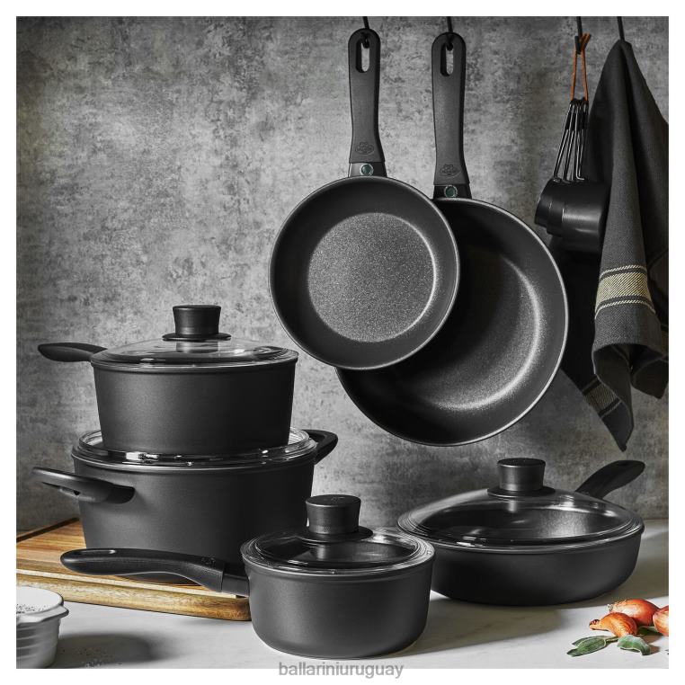 utensilios de cocina H4LLR20 juego de utensilios de cocina antiadherentes de aluminio avola de 10 piezas BALLARINI