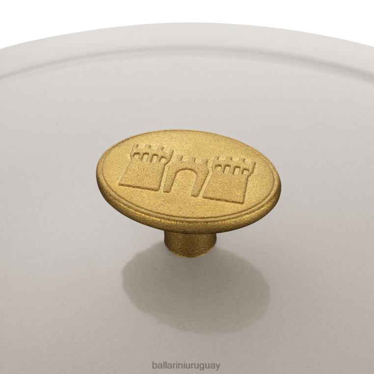 utensilios de cocina H4LLR52 bellamonte 4.75 qt, ovalada, cocotte, blanco marfil BALLARINI