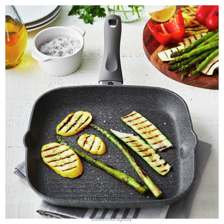utensilios de cocina H4LLR15 Módena sartén grill antiadherente de 11 pulgadas BALLARINI