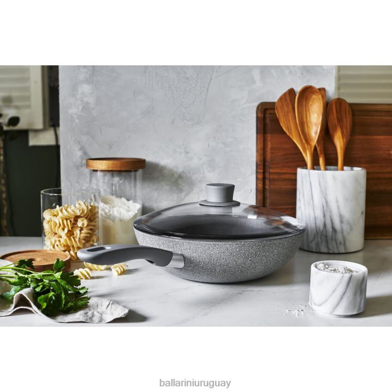 utensilios de cocina H4LLR21 Parma plus sartén antiadherente de aluminio de 11 pulgadas con tapa BALLARINI