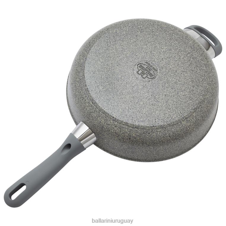 utensilios de cocina H4LLR34 Sartén antiadherente parma plus de 11 pulgadas con tapa y asa auxiliar, aluminio BALLARINI
