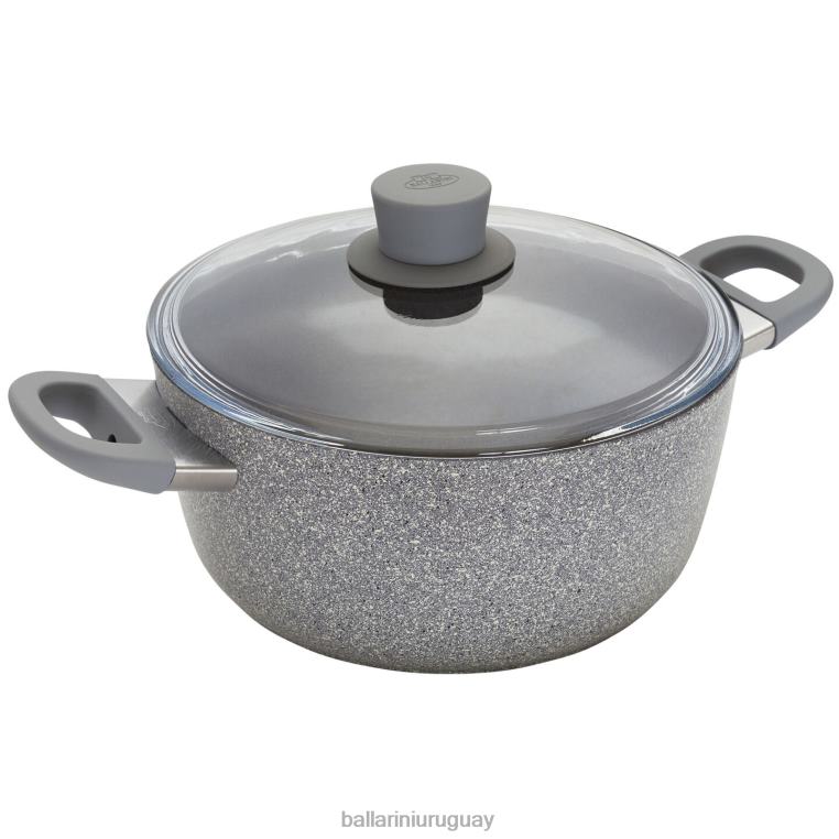 utensilios de cocina H4LLR44 parma plus 4.8 qt, aluminio, horno holandés antiadherente con tapa BALLARINI