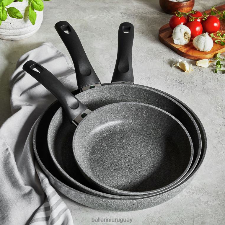 utensilios de cocina H4LLR1 Parma juego de sartenes antiadherentes de 3 piezas BALLARINI