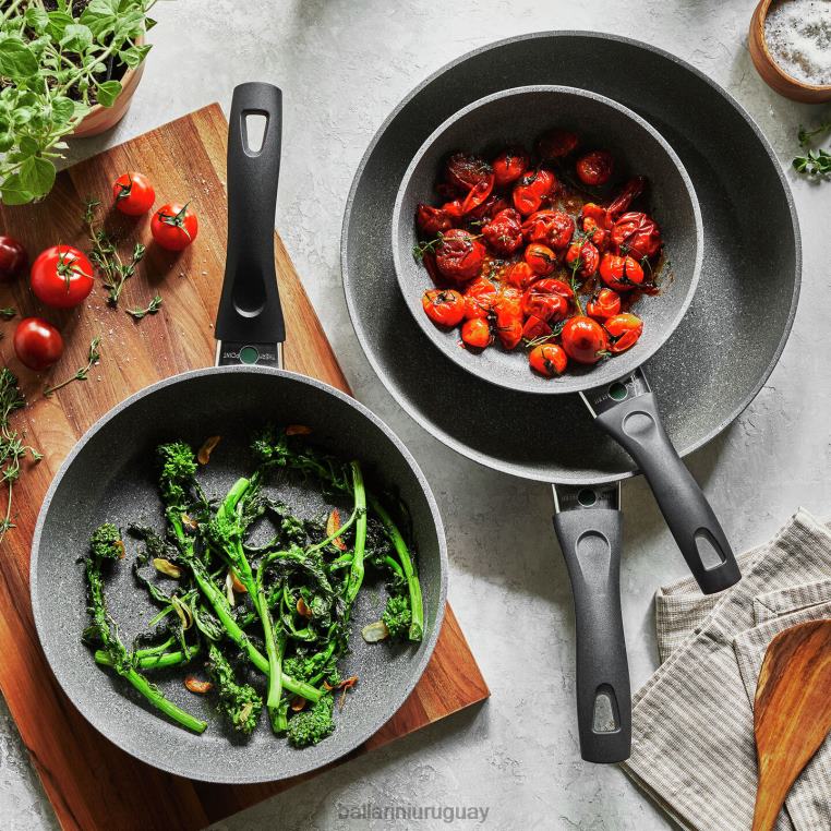 utensilios de cocina H4LLR1 Parma juego de sartenes antiadherentes de 3 piezas BALLARINI